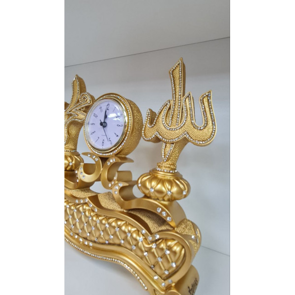 Часы большие настольные «Стамбул» золото 