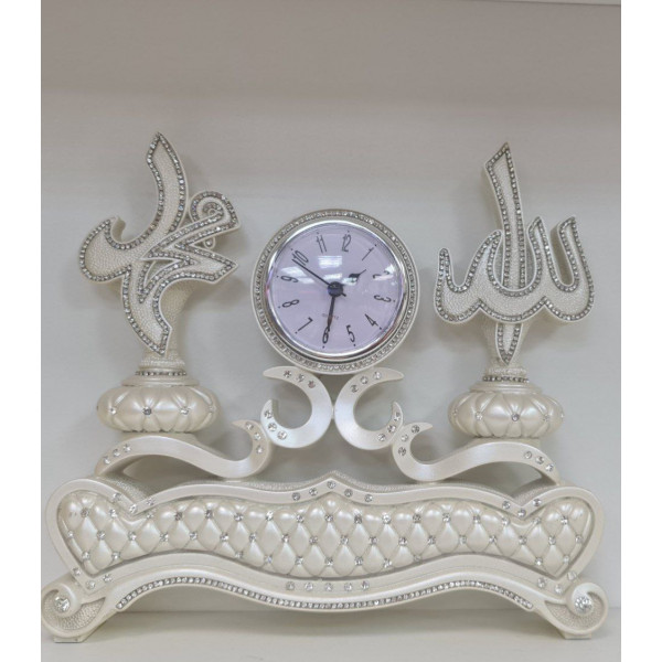 Часы большие настольные «Стамбул» белые