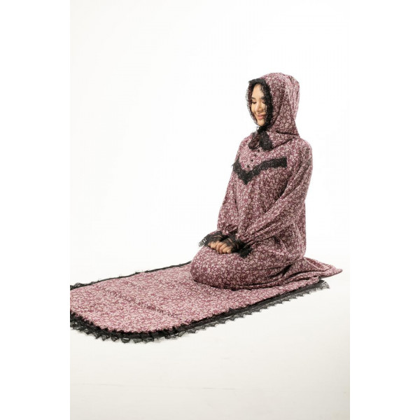 Платье для намаза с ковриком «Цветочная поляна»