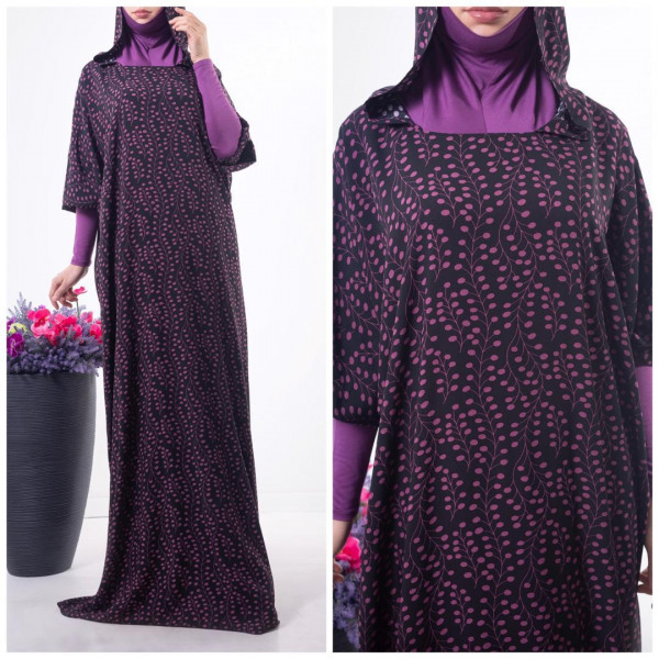 Платье для намаза «Шафига», фиолетовый 