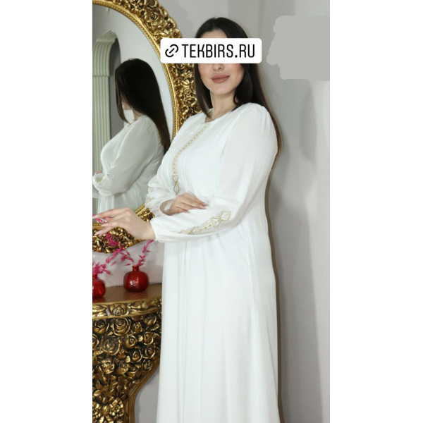 Платье для Хаджа и Умры «Сююмбике», большие размеры 