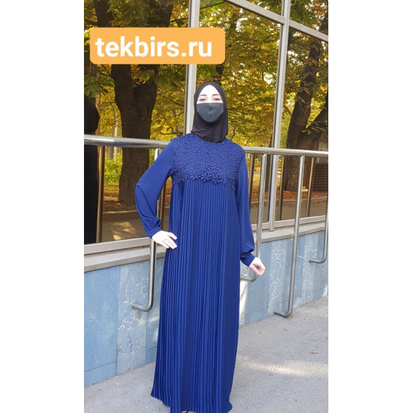 Платье «Ариель», темно-синий 